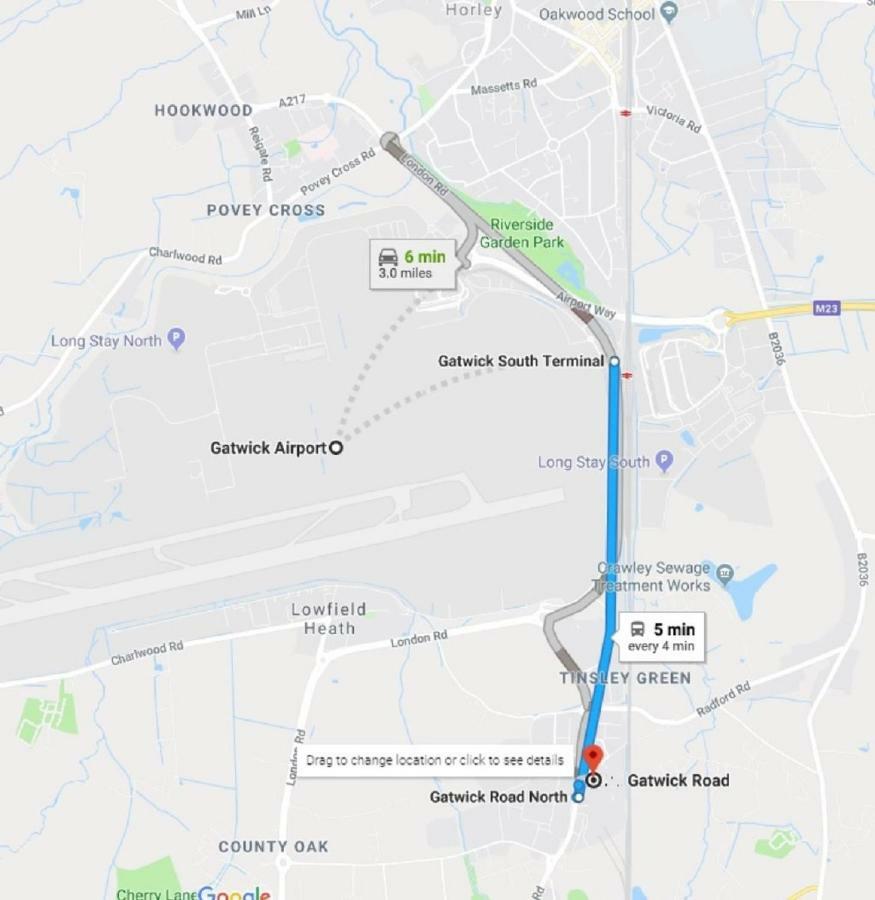 Lux Apartment In Gatwick Кроули Екстериор снимка